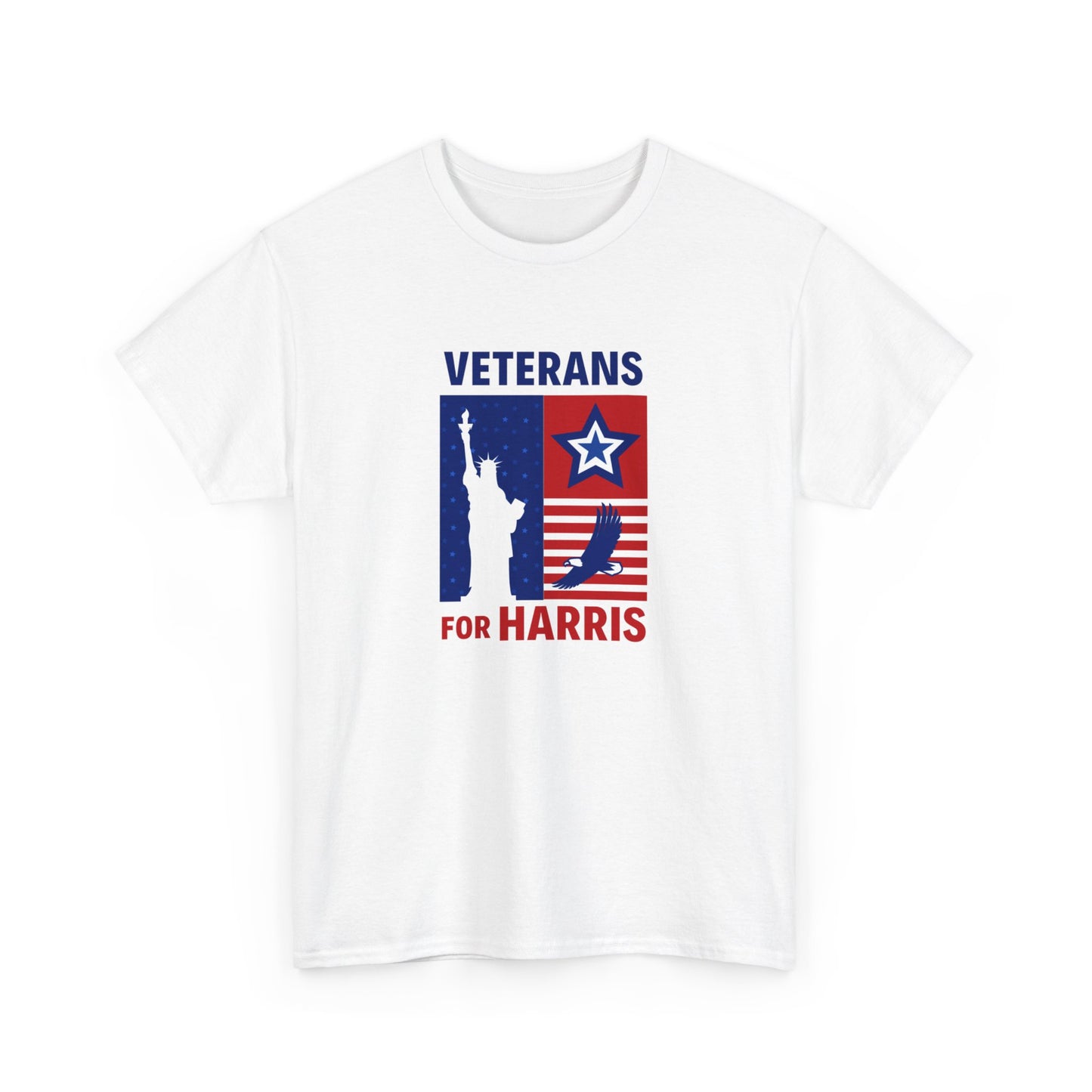 VETERANS FOR KAMALA Unisex Heavy Cotton Tee