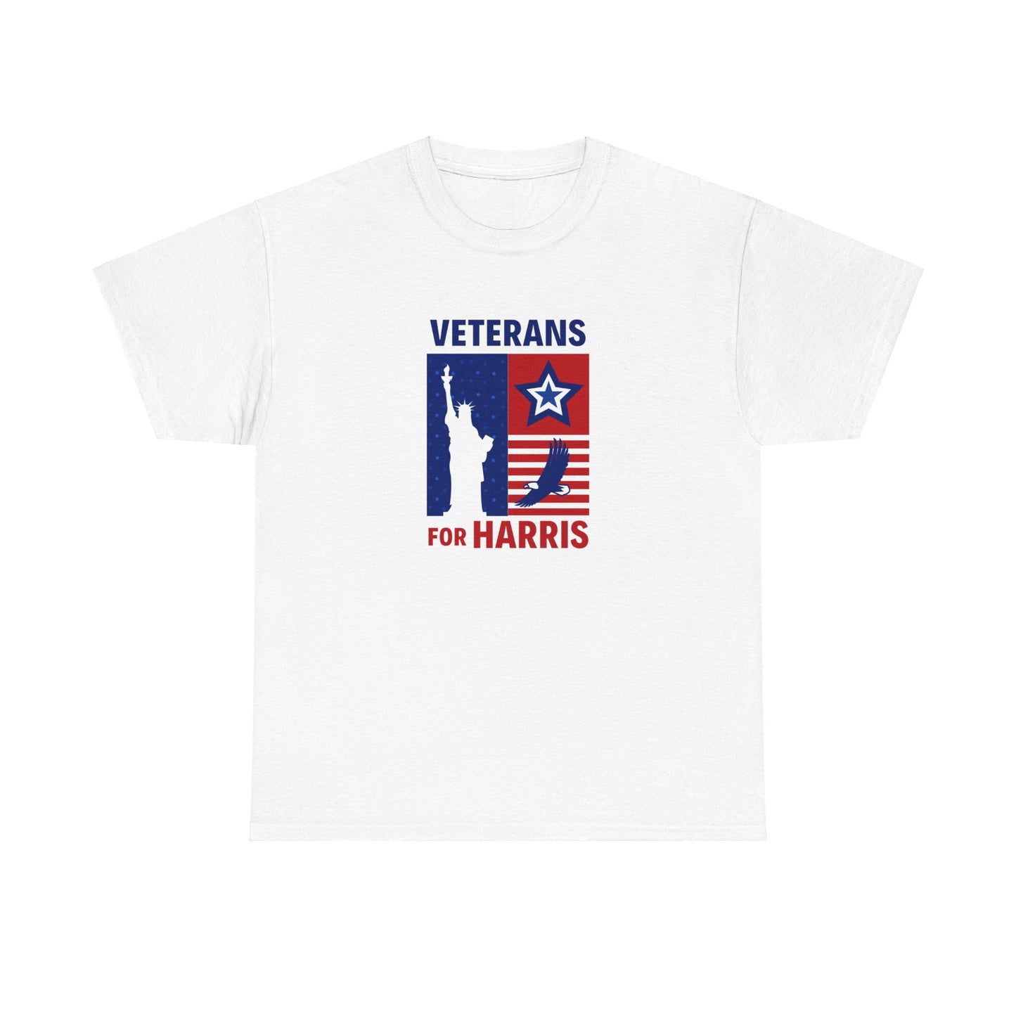 VETERANS FOR KAMALA Unisex Heavy Cotton Tee