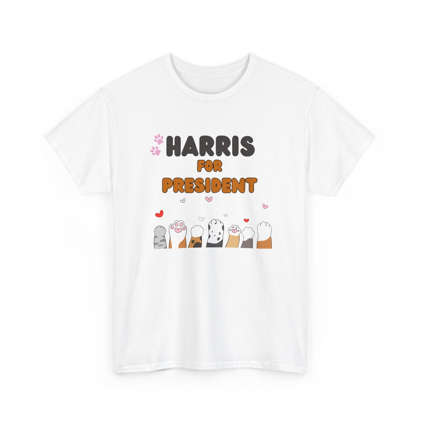 Harris Cat Paws Unisex Heavy Cotton Tee