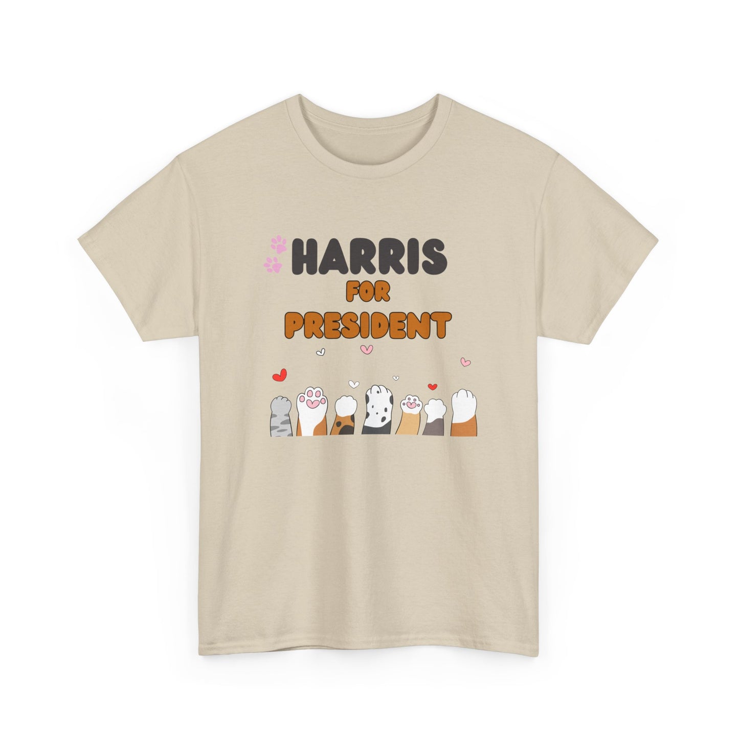 Harris Cat Paws Unisex Heavy Cotton Tee