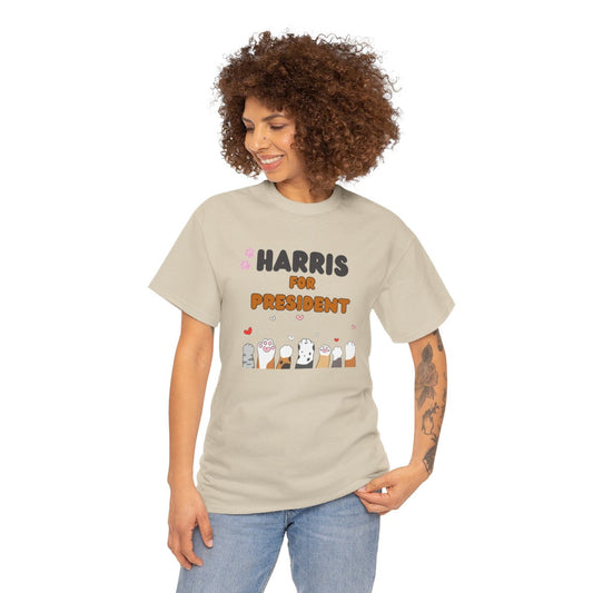 Harris Cat Paws Unisex Heavy Cotton Tee